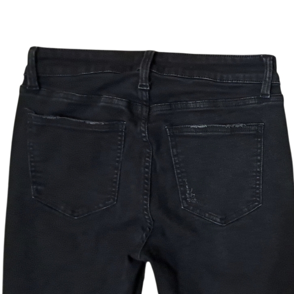 Pistola Arielle Skinny Jeans Size 27 Black Distressed Stretch Denim - Picture 14 of 15